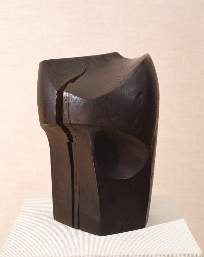 EGUCHI Shu, Work G-No.1, 1960, wood, Mie Prefectural Art Museum