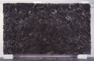 Shin MIYAZAKI , Mud, 2004,  Mixedmedia, cloth, and plywood, 227.3×418.0cm, Museum collection