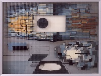 Katsuhiro Yamaguchi, Vitrine No.47(Landscape Analyzed by a Perfect Method), 1955