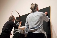 live painting by the quay brothers on July 23, 2016