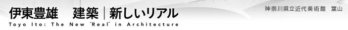 伊東豊雄　建築　新しいリアル