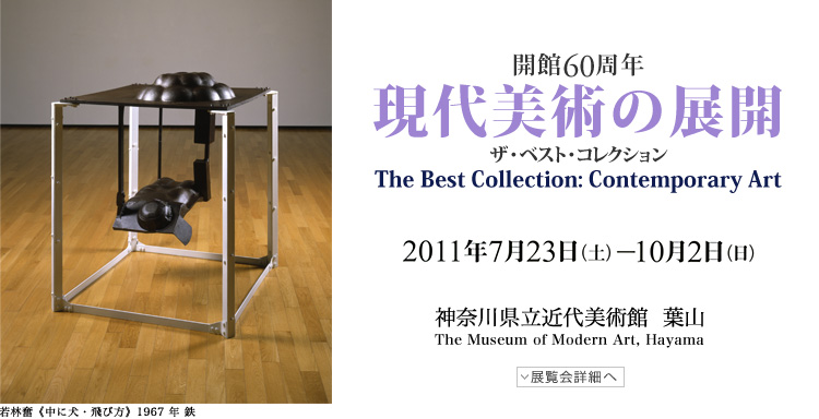 現代美術の展開 会期は2011年7月23日(土曜)から10月2日(日曜)まで 展覧会内容詳細はこちら