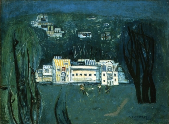 Matsumoto Shunsuke, Suburban Landscape, 1937, The Miyagi Museum of Art. 