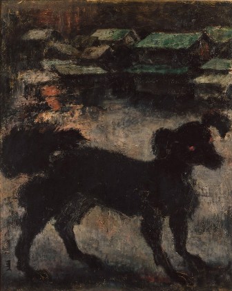 SUDA Kunitaro, Dog, 1950, The National Museum of Modern Art, Tokyo 