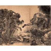 MARUKI Iri and Toshi, Hiroshima Panels 1: Ghost [detail], 1950, c Maruki Gallery For The Hiroshima Panels