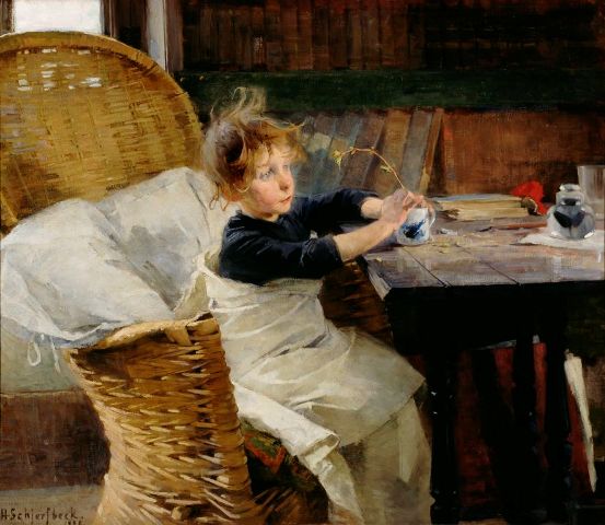 《快復期》 1888年 油彩・カンヴァス フィンランド国立アテネウム美術館 Ateneum Art Museum, Finnish National Gallery/Hannu Aaltonen