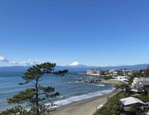 葉山館からみえる富士山