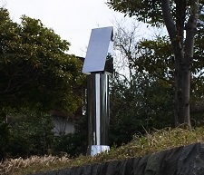 円柱の展開　葉山館屋外写真